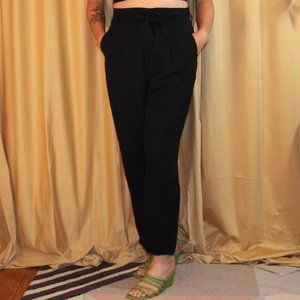 & Other Stories High Waisted Pants with Tie.